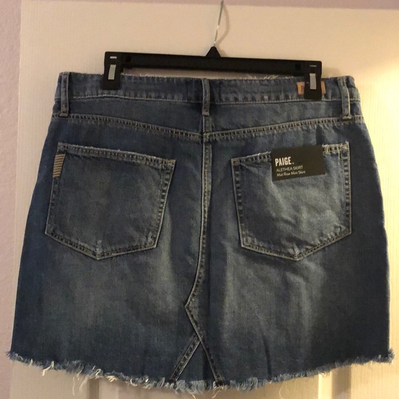 Brand new!! Never worn PAIGE denim skirt - Picture 2 of 5